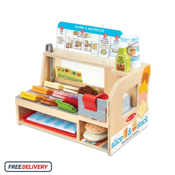 Slice & Stack Sandwich Counter, Children's Toys, - Picture 1 of 8